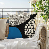 Roz Abstract Reversible Indoor/Outdoor Square Pillow