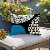 Roz Abstract Reversible Indoor/Outdoor Rectangular Pillow