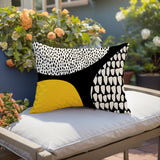 Roz Abstract Reversible Indoor/Outdoor Rectangular Pillow