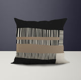 Rudo Striped Reversible Indoor/Outdoor Square Pillow Cover