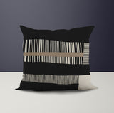 Rudo Striped Reversible Indoor/Outdoor Square Pillow Cover