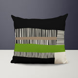 Rudo Striped Reversible Indoor/Outdoor Square Pillow Cover