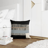 Rudo Striped Reversible Indoor/Outdoor Square Pillow Cover