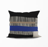 Rudo Striped Reversible Indoor/Outdoor Square Pillow Cover