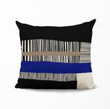 Rudo Striped Reversible Indoor/Outdoor Square Pillow Cover