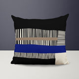 Rudo Striped Reversible Indoor/Outdoor Square Pillow Cover