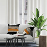 Rudo Striped Reversible Indoor/Outdoor Square Pillow Cover