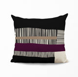 Rudo Striped Reversible Indoor/Outdoor Square Pillow Cover