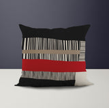 Rudo Striped Reversible Indoor/Outdoor Square Pillow Cover