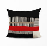 Rudo Striped Reversible Indoor/Outdoor Square Pillow Cover