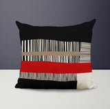 Rudo Striped Reversible Indoor/Outdoor Square Pillow Cover