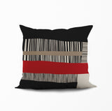 Rudo Striped Reversible Indoor/Outdoor Square Pillow Cover