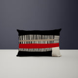 Rudo Striped Reversible Indoor/Outdoor Rectangular Pillow