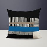 Rudo Striped Reversible Indoor/Outdoor Square Pillow Cover