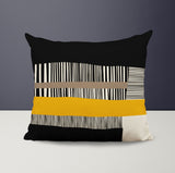 Rudo Striped Reversible Indoor/Outdoor Square Pillow Cover
