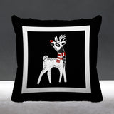 RUDOLFREINDEER Animal Reversible Indoor/Outdoor Square Pillow