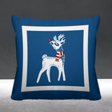 RUDOLFREINDEER Animal Reversible Indoor/Outdoor Square Pillow