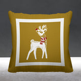 RUDOLFREINDEER Animal Reversible Indoor/Outdoor Square Pillow