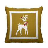 RUDOLFREINDEER Animal Reversible Indoor/Outdoor Square Pillow