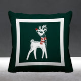 RUDOLFREINDEER Animal Reversible Indoor/Outdoor Square Pillow