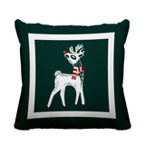 RUDOLFREINDEER Animal Reversible Indoor/Outdoor Square Pillow