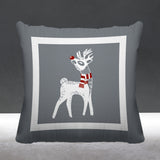 RUDOLFREINDEER Animal Reversible Indoor/Outdoor Square Pillow