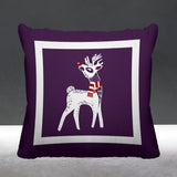 RUDOLFREINDEER Animal Reversible Indoor/Outdoor Square Pillow