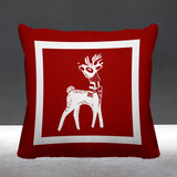 RUDOLFREINDEER Animal Reversible Indoor/Outdoor Square Pillow