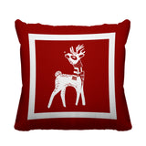 RUDOLFREINDEER Animal Reversible Indoor/Outdoor Square Pillow