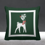 RUDOLFREINDEER Animal Reversible Indoor/Outdoor Square Pillow