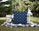 Rufus Striped Reversible Indoor/Outdoor Square Pillow