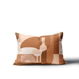 Fairbanks Wine Bottle Lumbar Indoor/Outdoor Throw Pillow