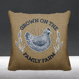 Rusty Animal Reversible Indoor/Outdoor Square Pillow