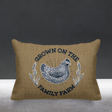 Rusty Animal Reversible Indoor/Outdoor Rectangular Pillow