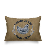 Rusty Animal Reversible Indoor/Outdoor Rectangular Pillow
