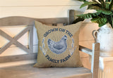 Rusty Animal Reversible Indoor/Outdoor Square Pillow