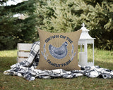 Rusty Animal Reversible Indoor/Outdoor Square Pillow