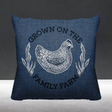 Rusty Animal Reversible Indoor/Outdoor Square Pillow