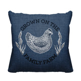Rusty Animal Reversible Indoor/Outdoor Square Pillow