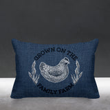 Rusty Animal Reversible Indoor/Outdoor Rectangular Pillow