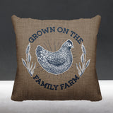 Rusty Animal Reversible Indoor/Outdoor Square Pillow
