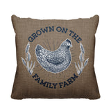 Rusty Animal Reversible Indoor/Outdoor Square Pillow