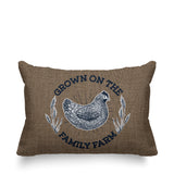 Rusty Animal Reversible Indoor/Outdoor Rectangular Pillow