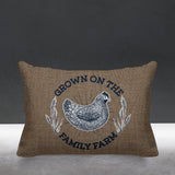 Rusty Animal Reversible Indoor/Outdoor Rectangular Pillow