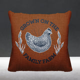 Rusty Animal Reversible Indoor/Outdoor Square Pillow
