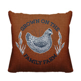 Rusty Animal Reversible Indoor/Outdoor Square Pillow