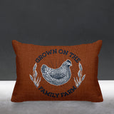 Rusty Animal Reversible Indoor/Outdoor Rectangular Pillow