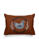 Rusty Animal Reversible Indoor/Outdoor Rectangular Pillow