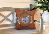 Rusty Animal Reversible Indoor/Outdoor Square Pillow