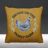 Rusty Animal Reversible Indoor/Outdoor Square Pillow